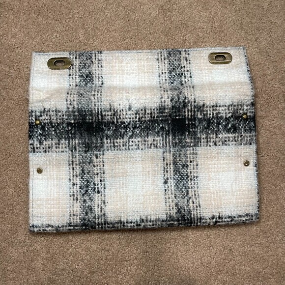 Anthropologie Schuler & Sons‎ Philadelphia Plaid Clutch Bag Purse - Picture 4 of 8